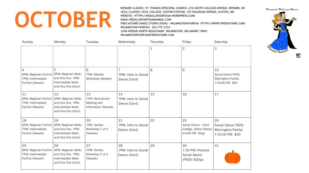 October Calendar